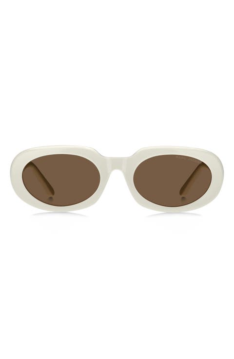 53mm Oval Sunglasses