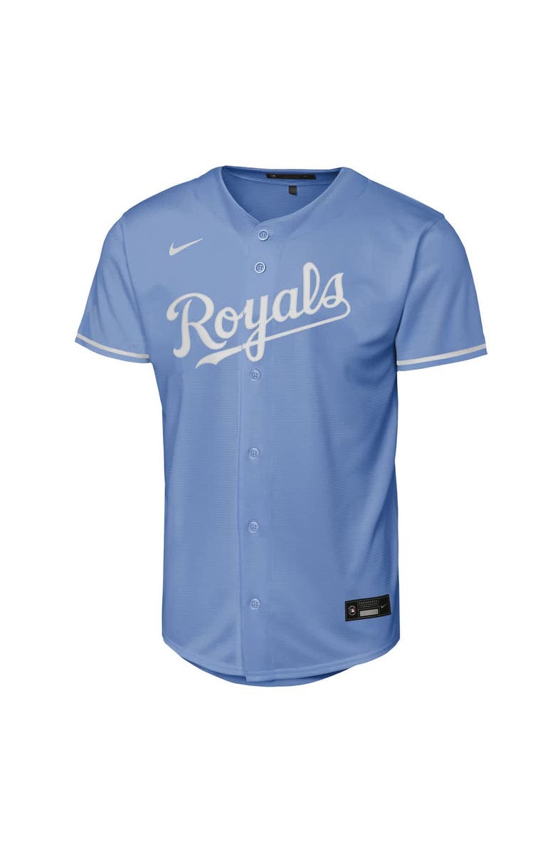 Nike Youth Nike Bobby Witt Jr. Light Blue Kansas City Royals Alternate Replica Jersey, Alternate, color,