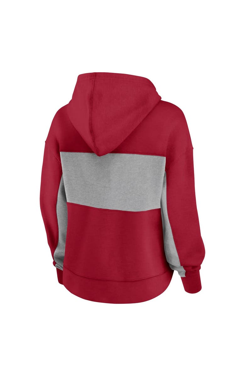 FANATICS Women's Fanatics Crimson Oklahoma Sooners Filled Stat Sheet Pullover Hoodie, Alternate, color, Crimson