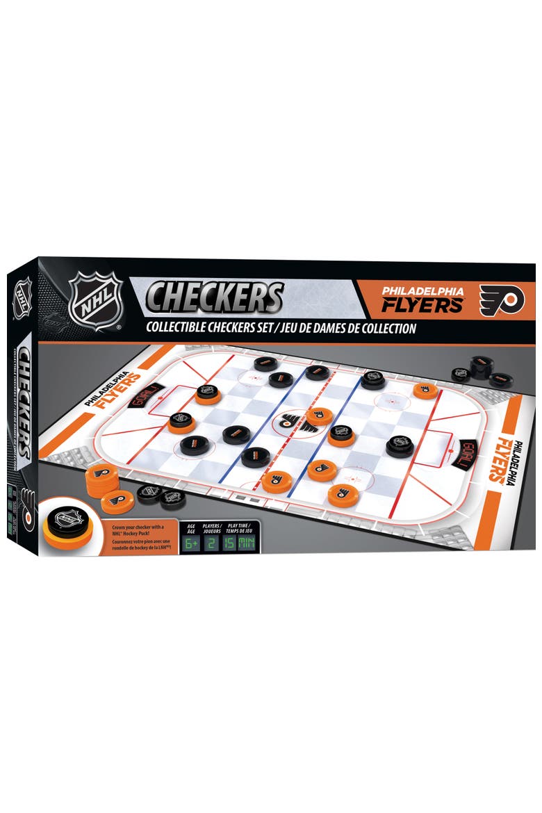 Philadelphia Flyers Checkers Board Game, Main, color, Multicolor
