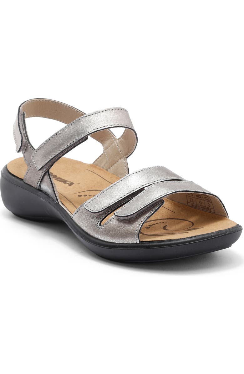 Romika<sup>®</sup> Ibiza 86 Slide Sandal, Main, color, Platin