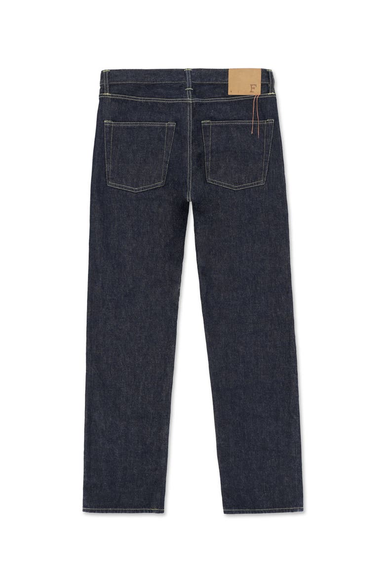 356 Jaky Japan Selvedge 5-Pocket Regular Fit Indigo Rinse Denim, Alternate, color, BLUE