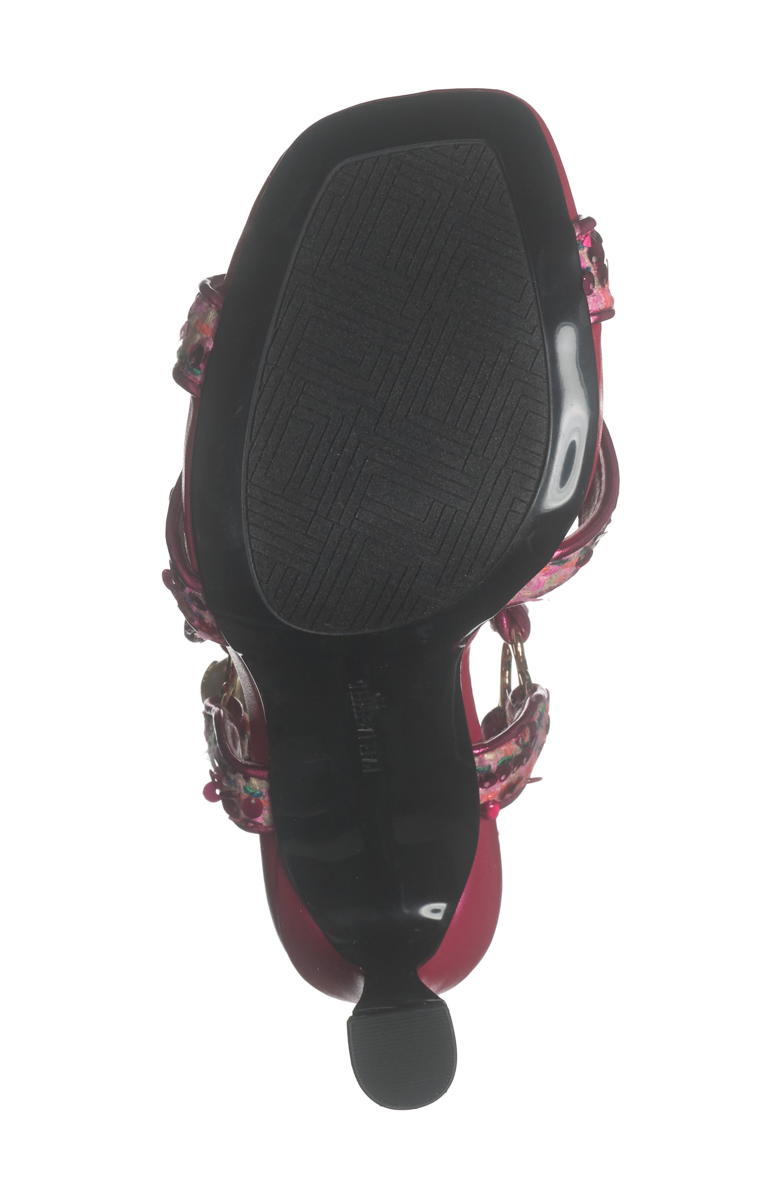 Daelin Ankle Strap Sandal, Alternate, color, HOT PINK
