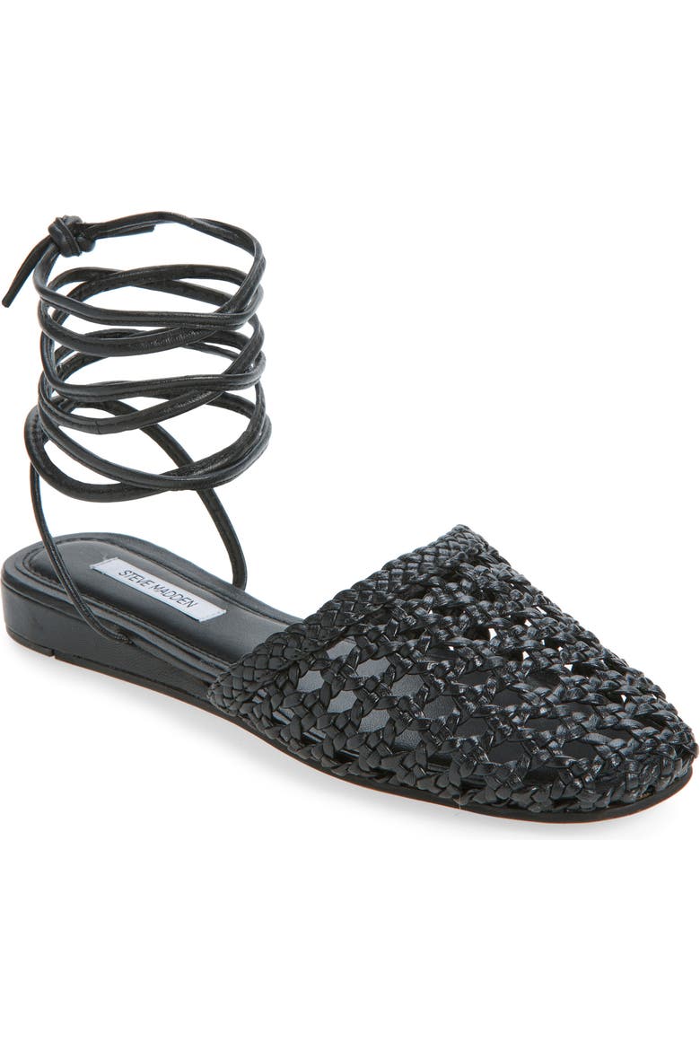 steve madden symone leather toe loop ankle wrap dress sandals Symone Ankle Wrap Sandal (Women)
