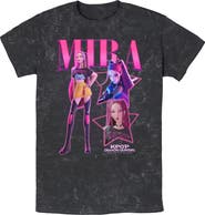KPop Demon Hunters Men's Mira Super Star Logo T-Shirt