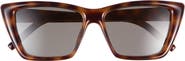 Saint Laurent SL 276 Mica Plump 53mm Cat Eye Sunglasses