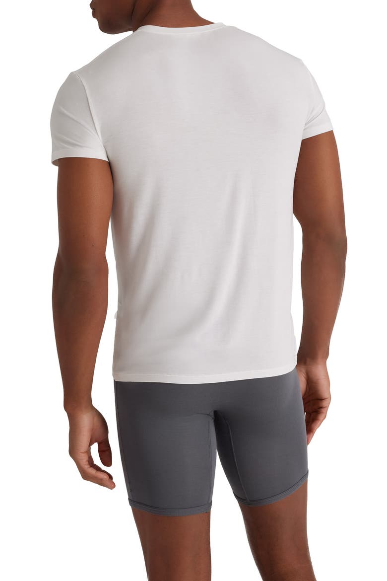 Essential Second Skin 3-Pack T-Shirts, Alternate, color, BLACK /WHITE/ DRESS BLUES