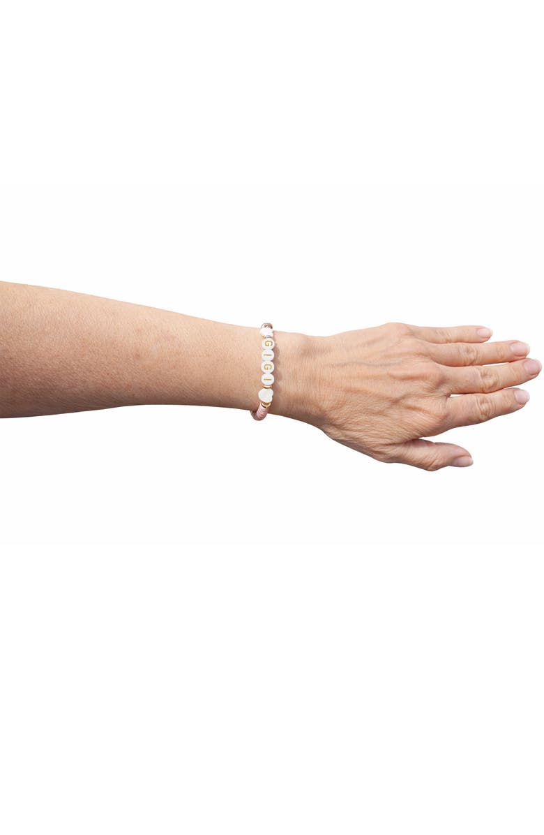 Bits & Bows Gigi Women's Bracelet, Alternate, color, Pink/White