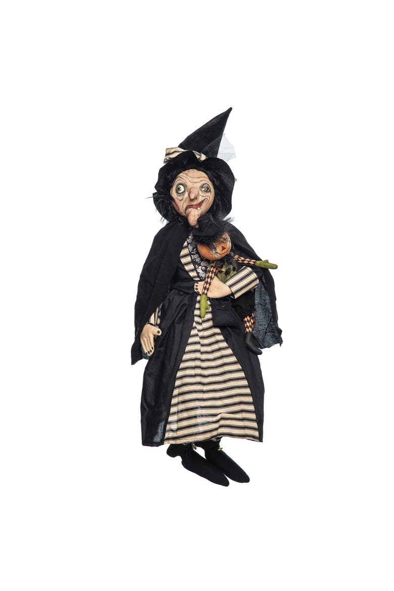 Phoebe Halloween Joe Spencer Gathered Traditions Figurine, Main, color, Black