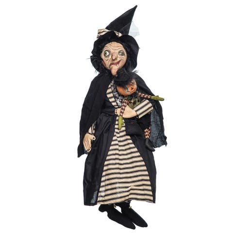 Phoebe Halloween Joe Spencer Gathered Traditions Figurine