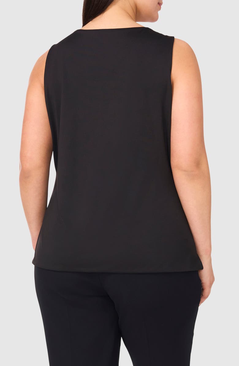 Halogen<sup>®</sup> Sleeveless Sweetheart Neck Knit Shell, Alternate, color, Rich Black