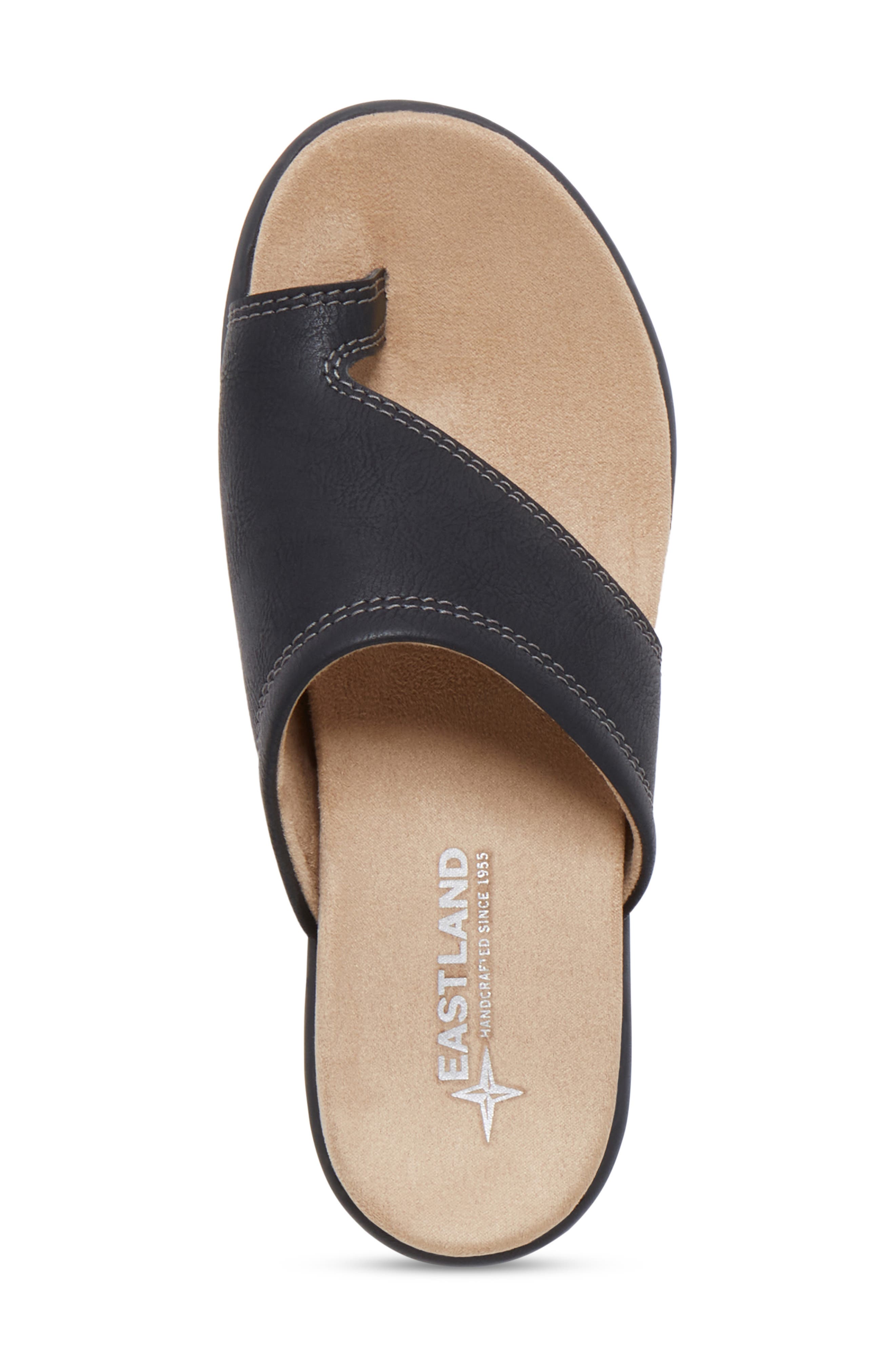 Eastland Dallas Slide Sandal, Alternate, color, Black