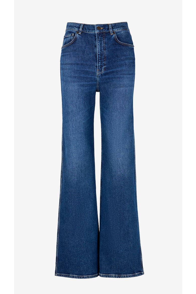 Swan Stretch High Rise Bootcut Jean, Alternate, color, Vintage Mid Blue