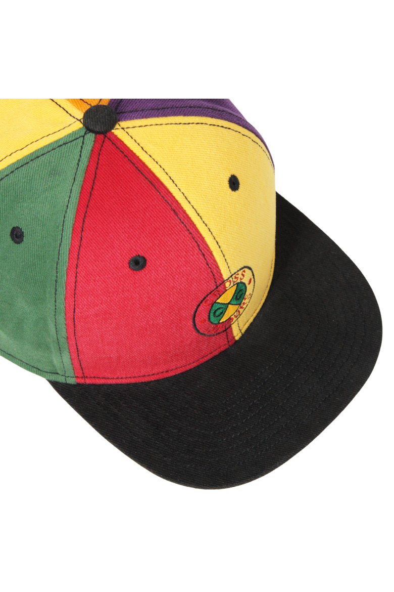 Circle Logo Color Block Snapback Hat, Alternate, color, Color Block