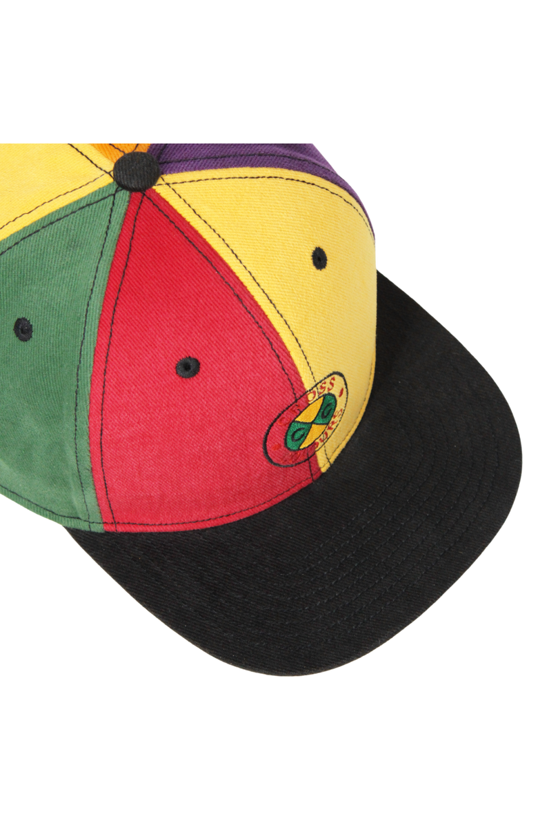 Cross Colours Circle Logo Color Block Snapback Hat, Alternate, color,