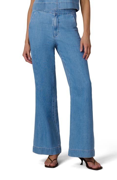 The Clean High Waist Wide Leg Trouser Jeans (Copious)