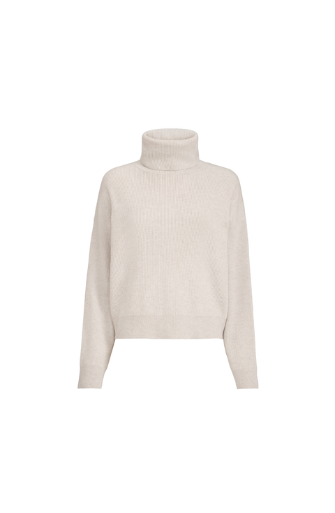 Wool, cashmere and silk sweater