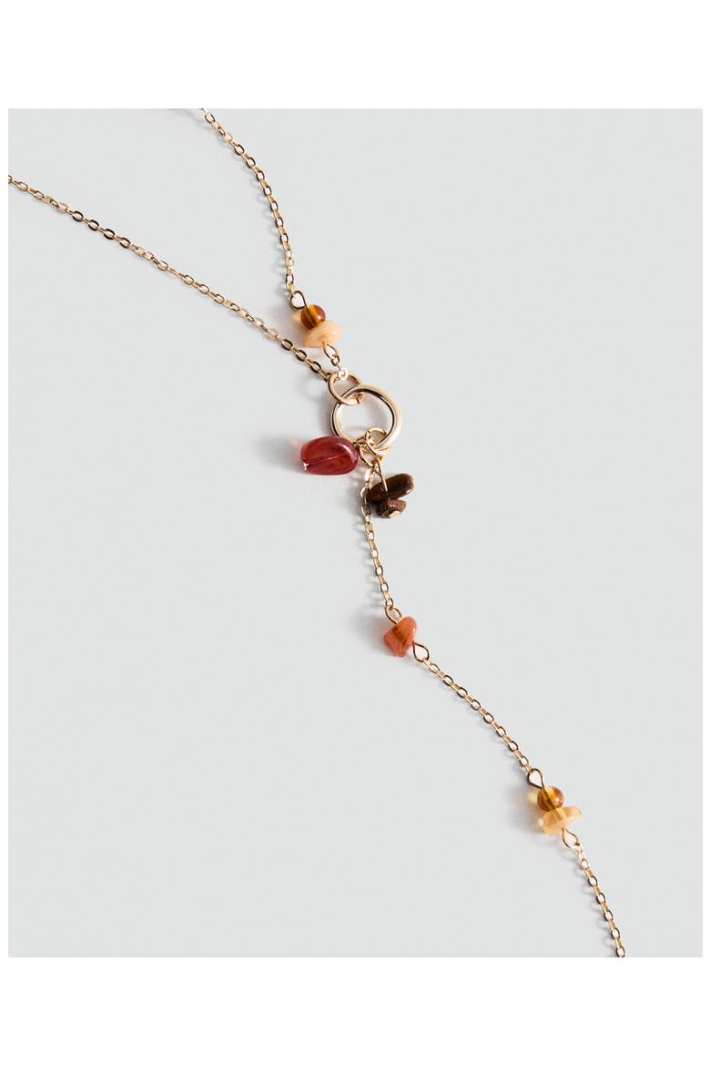 Stone Bead Y Necklace, Alternate, color, GOLD