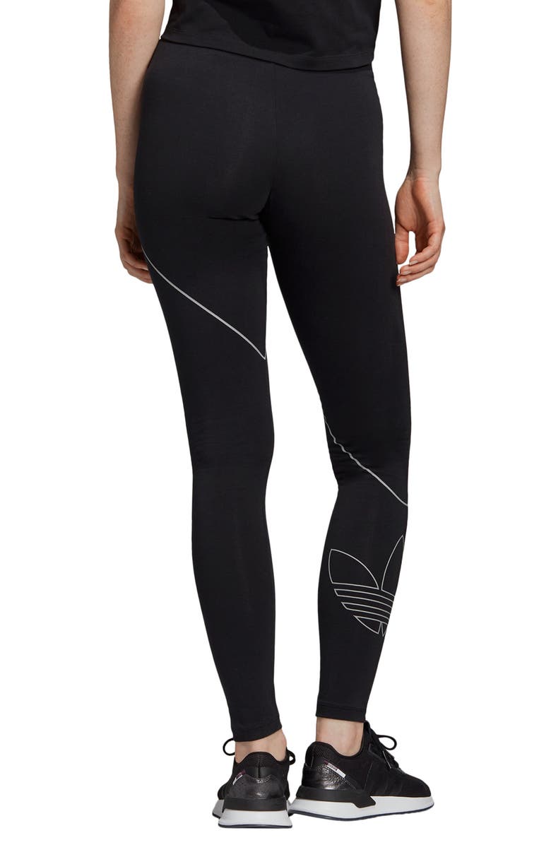 adidas Originals Trefoil Tights, Alternate, color, 