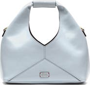 Frances Valentine Crescent Crinkled Leather Tote
