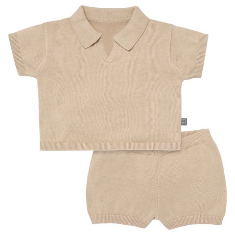 2-Piece Baby Johnny Collar Sweater Knit Set (Baby)