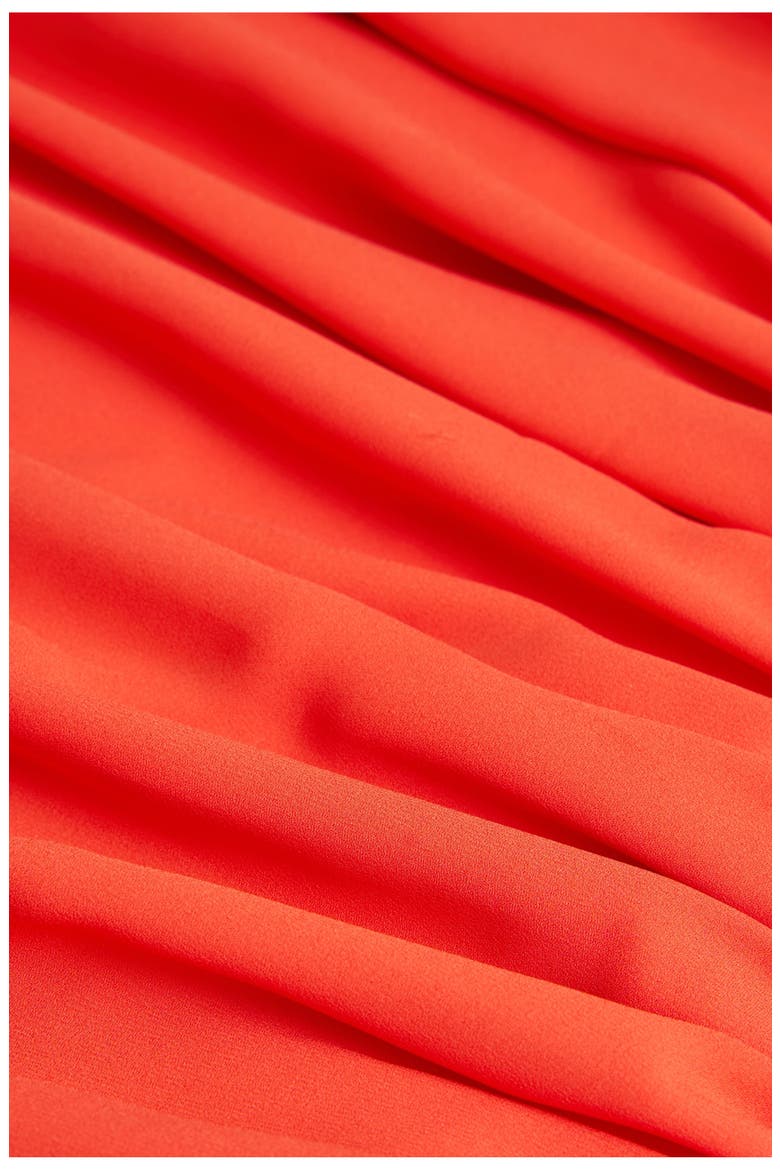 Rafelle Georgette Midi, Alternate, color, Orange Spice