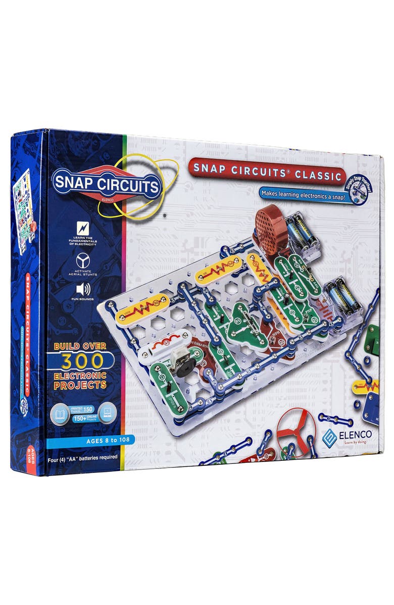 Snap Circuits Elenco Snap Circuits Sc300, Kids Ages 8+, Main, color, Multicolored