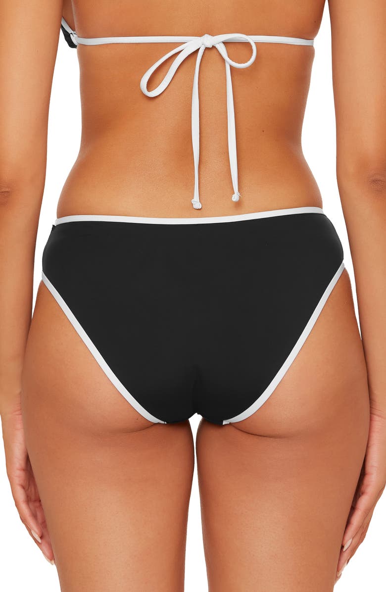 Becca Sport Mode Hipster Bikini Bottoms, Alternate, color, Black