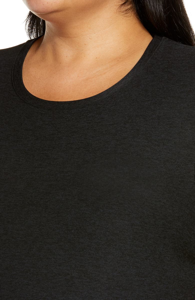 Beyond Yoga On the Down Low Jersey T-Shirt, Alternate, color, Darkest Night