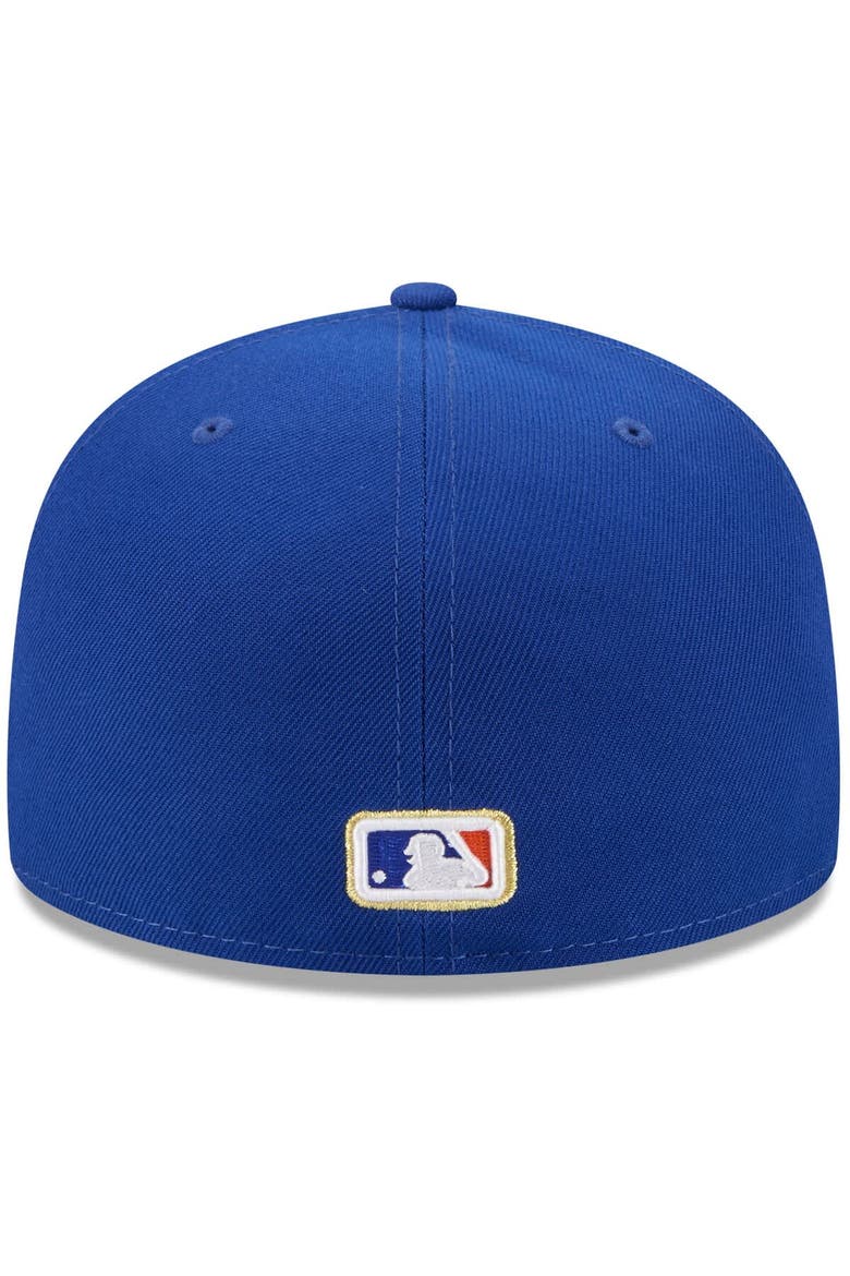 Men's New Era  Royal New York Mets 2025 59FIFTY Day 59FIFTY Fitted Hat with Pins, Alternate, color, Royal