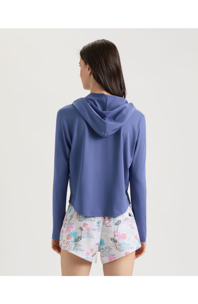 Salt Life Seaglass Bay Performance Hoodie, Alternate, color, Indigo
