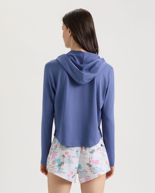 Salt Life Seaglass Bay Performance Hoodie In Purple