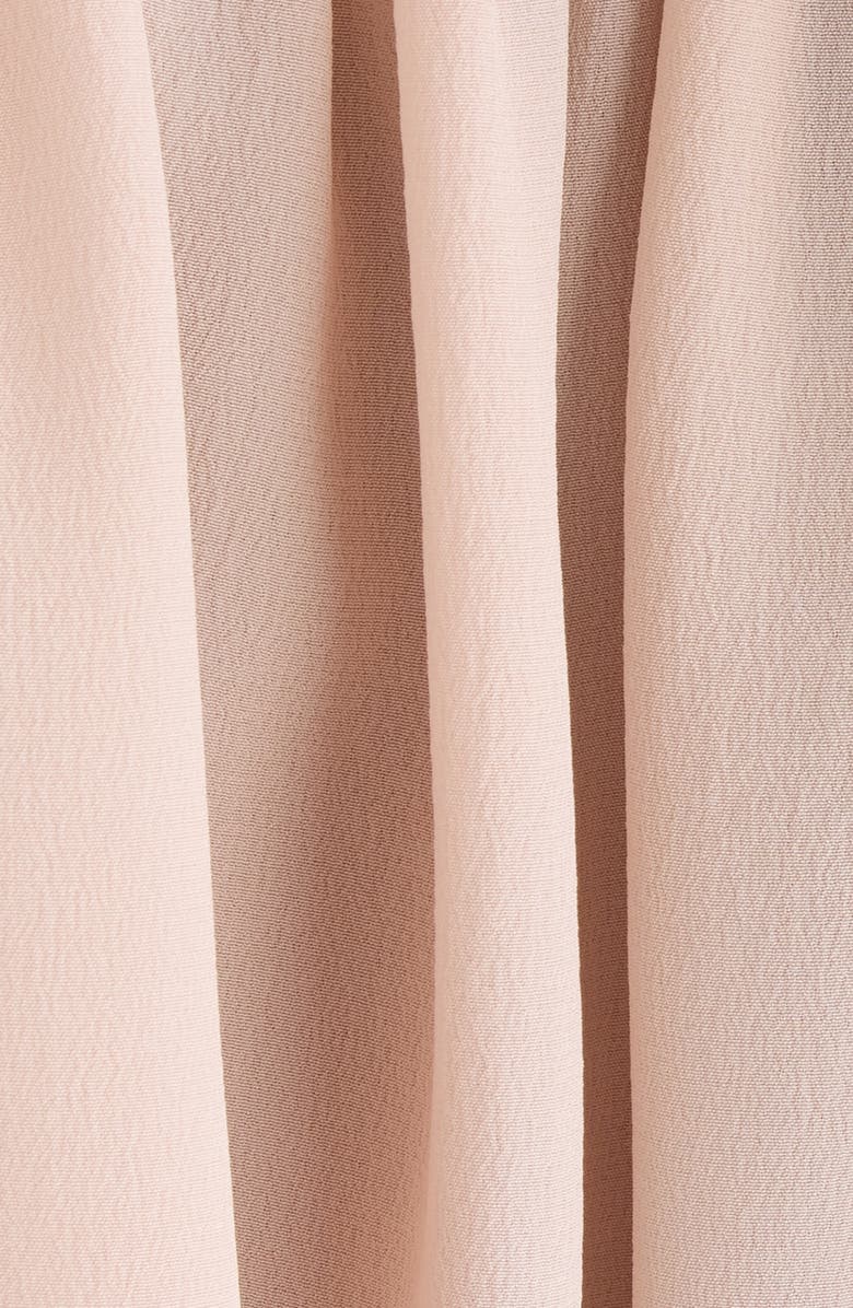 Chloé Lace Trim Silk Top, Alternate, color, Delicate Pink