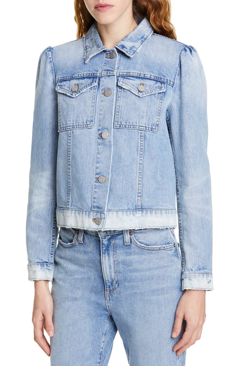La Vie Rebecca Taylor Classic Denim Jacket, Alternate, color,