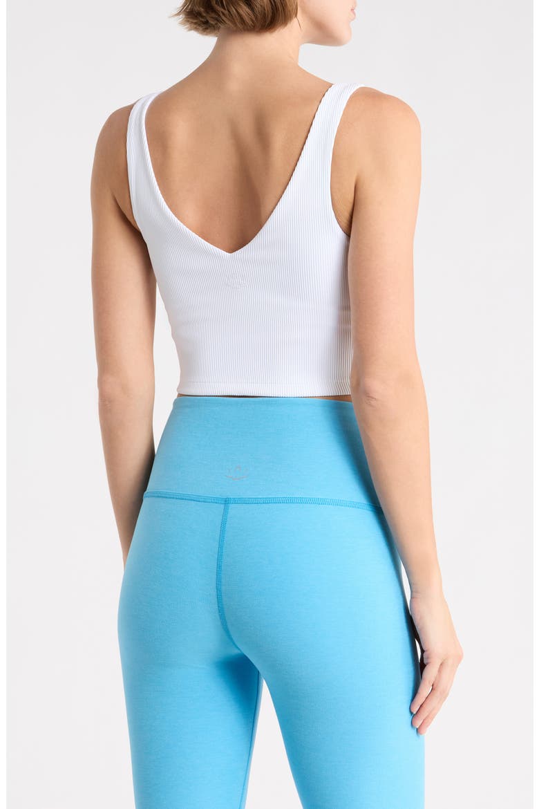 Impulse Ribbed Cropped Tank, Alternate, color, WHITE