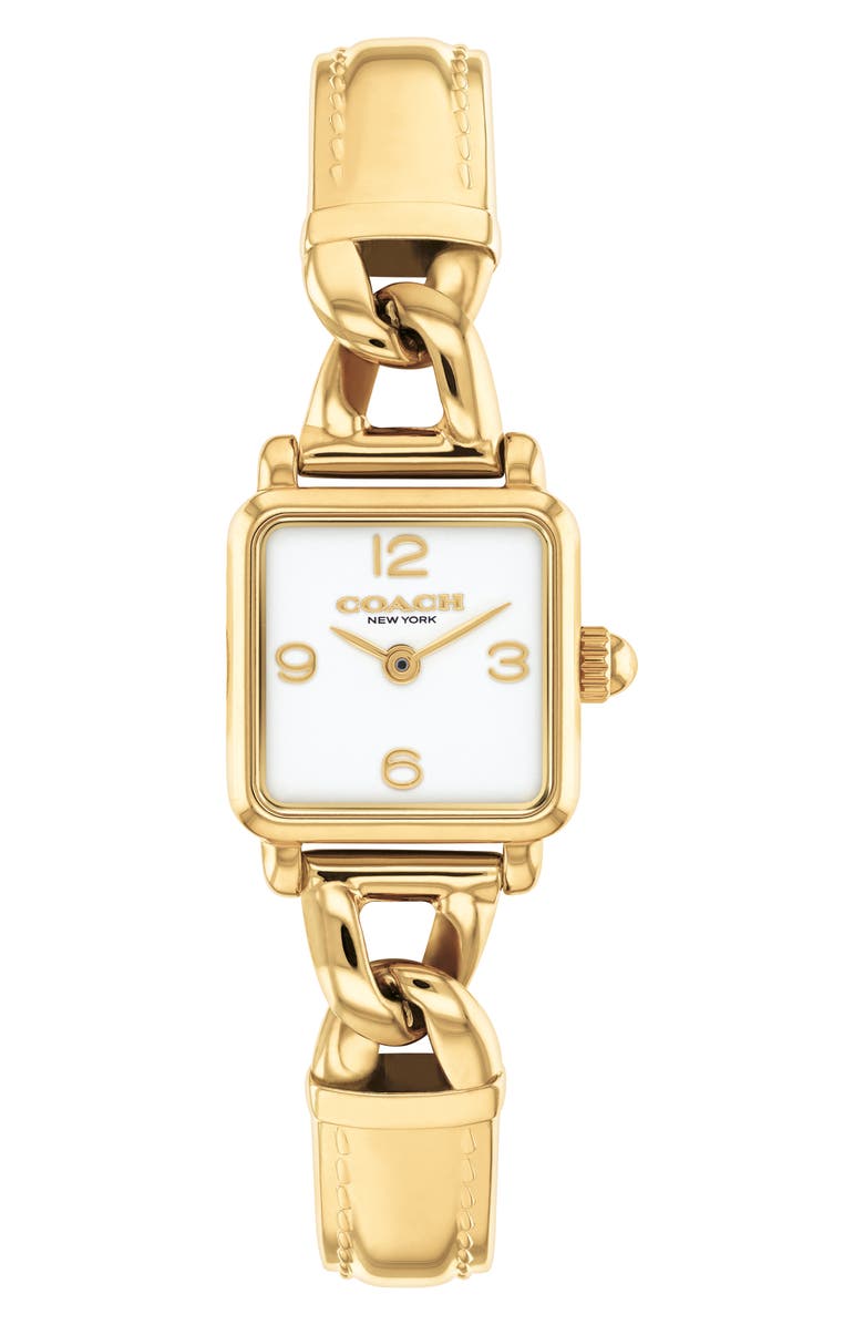 COACH Cass Bracelet Watch, 18mm, Main, color, Gold