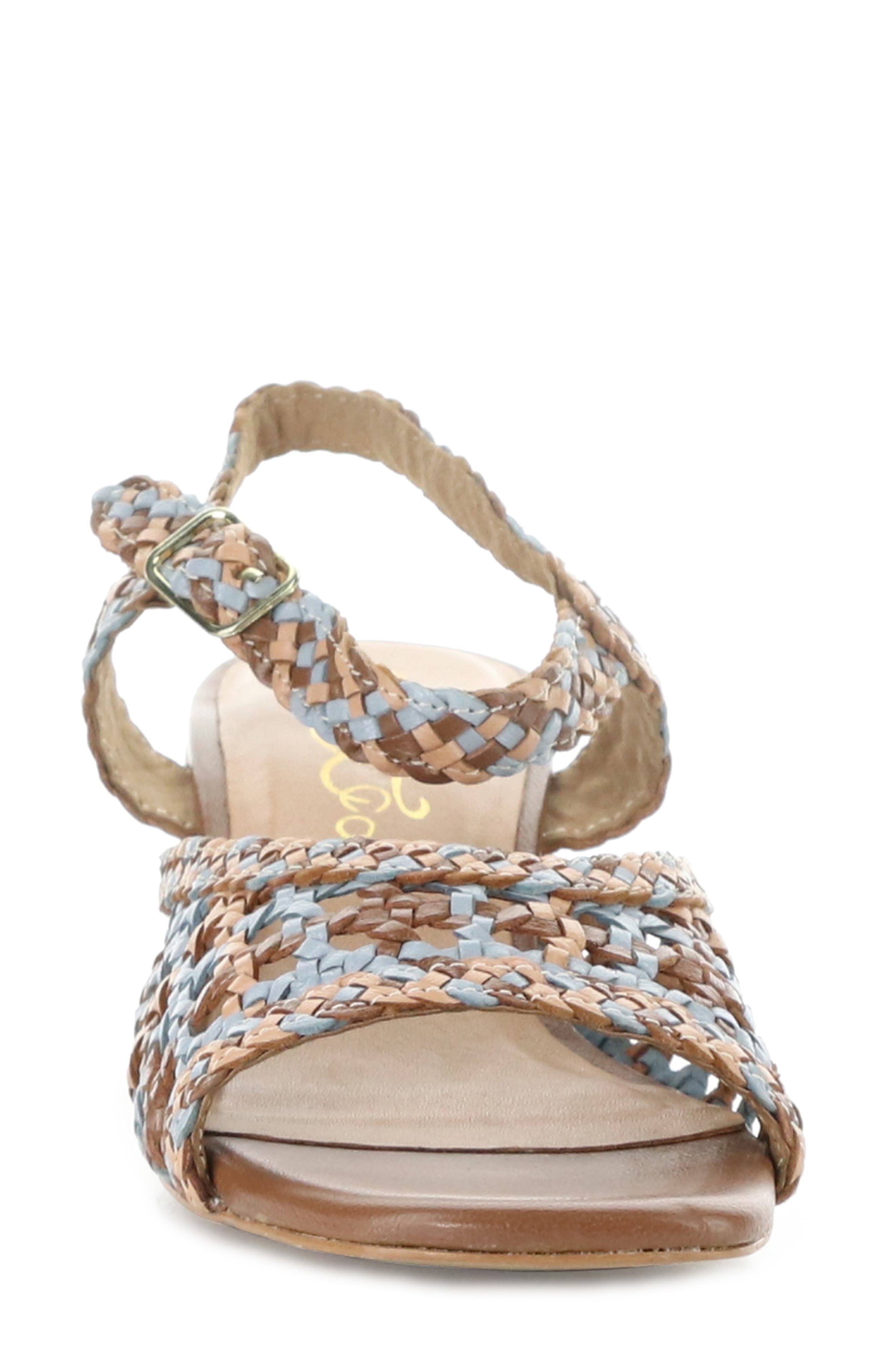 Wendi Ankle Strap Sandal, Alternate, color, TAN MIX