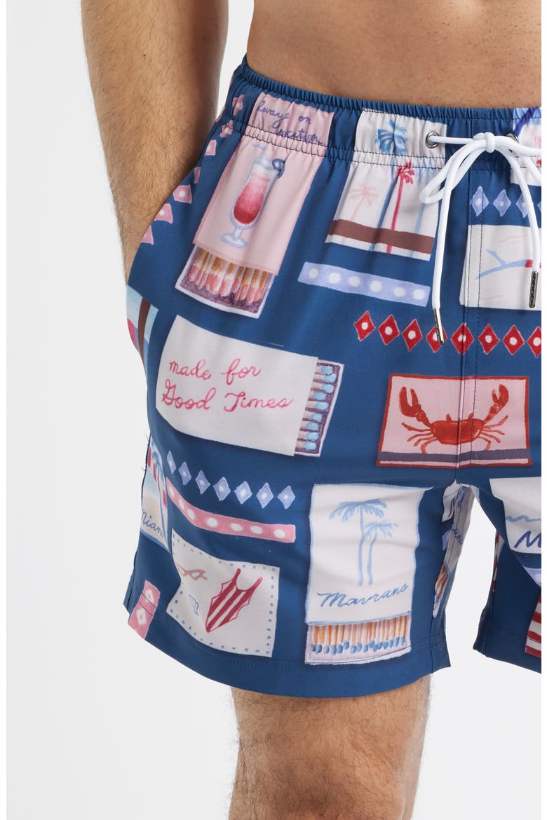 Match Box Swim Trunks, Alternate, color, BLUE