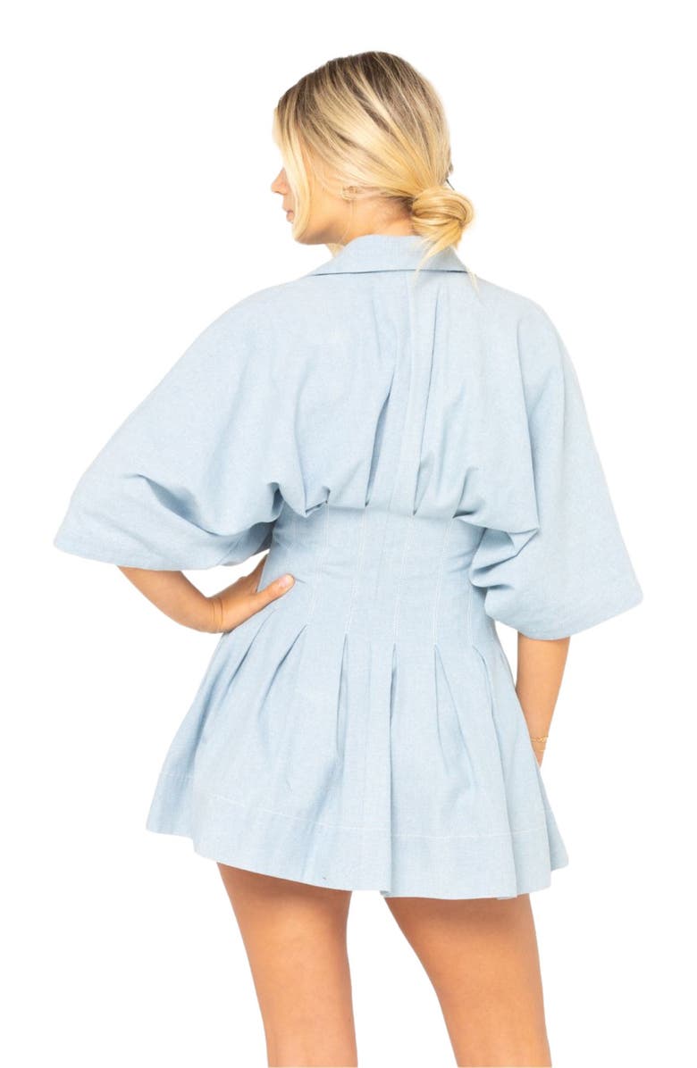 JBQ Teagan Dress in Chambray, Alternate, color, Chambray