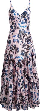 Hutch Floral Tiered Gown