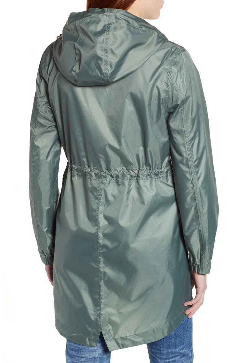 Right As Rain Golightly Packable Waterproof Hooded Jacket, Alternate, color, LAUREL