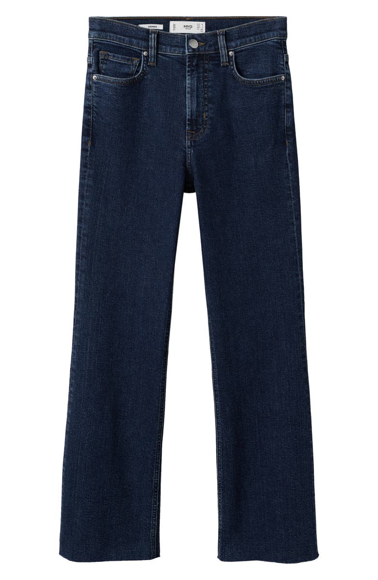 MANGO Raw Hem Bootcut Jeans, Alternate, color,