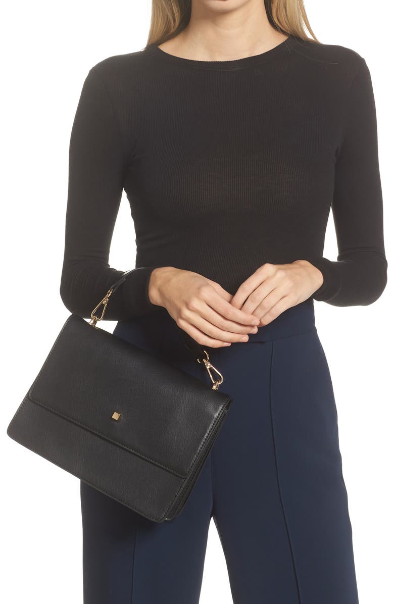 Mali + Lili Caroline Vegan Leather Crossbody Bag, Alternate, color,