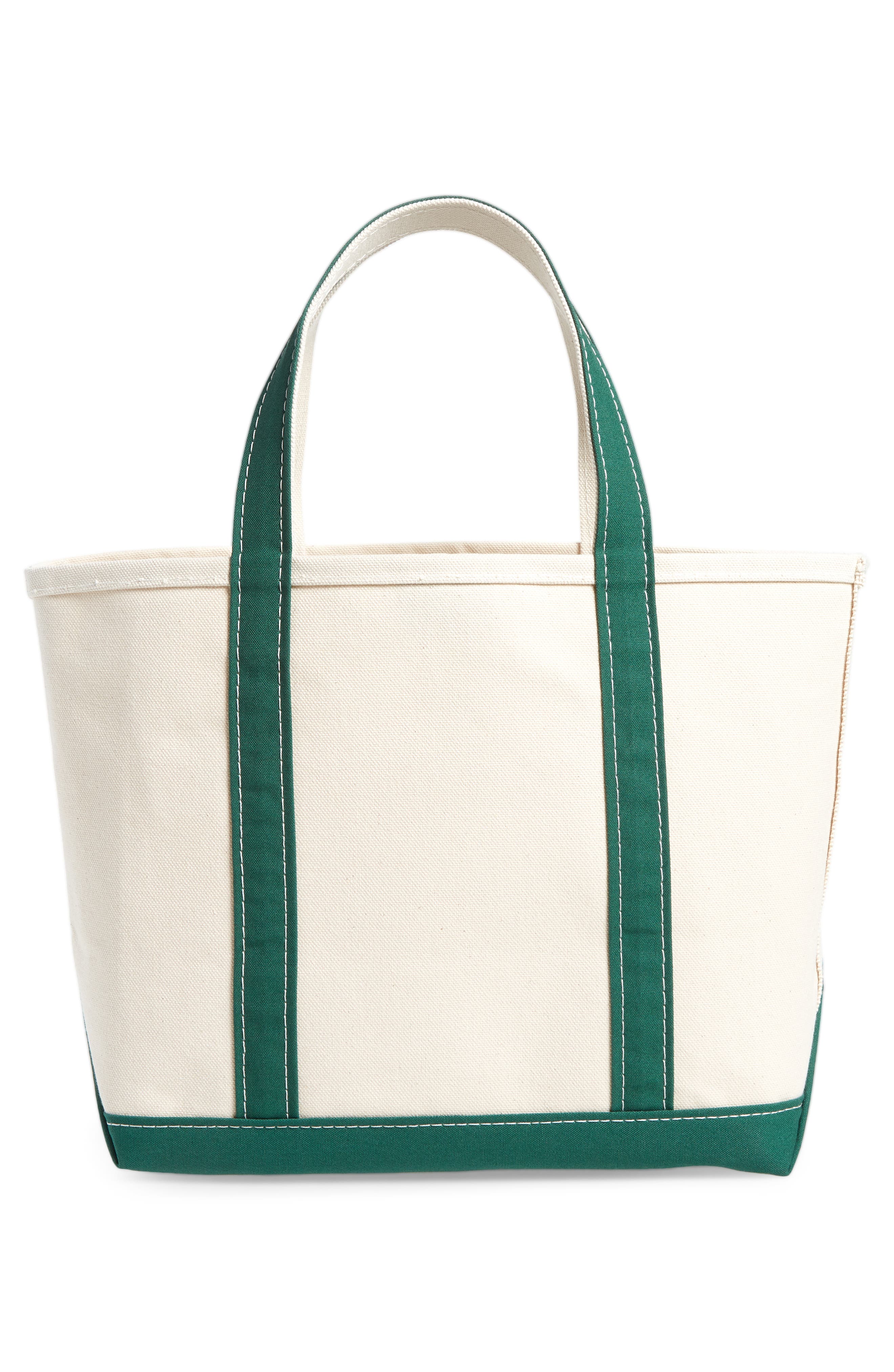 L.L.Bean Boat & Tote Cotton Canvas Bag, Alternate, color, 