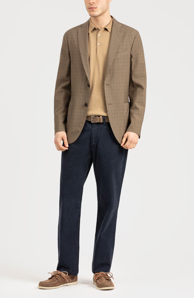 Boglioli K-Jacket Check Virgin Wool Sport Coat, Alternate, color, 