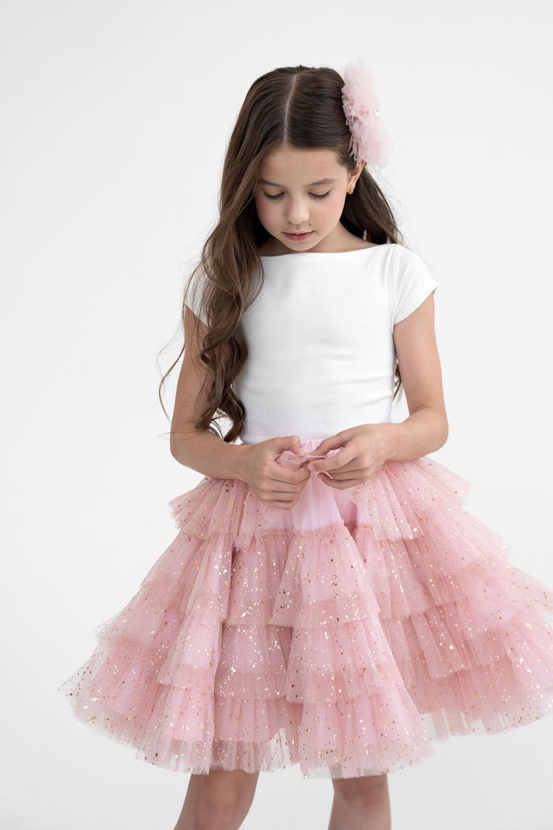 Twirl Tutu Skirt, Alternate, color, Sparkle Pink