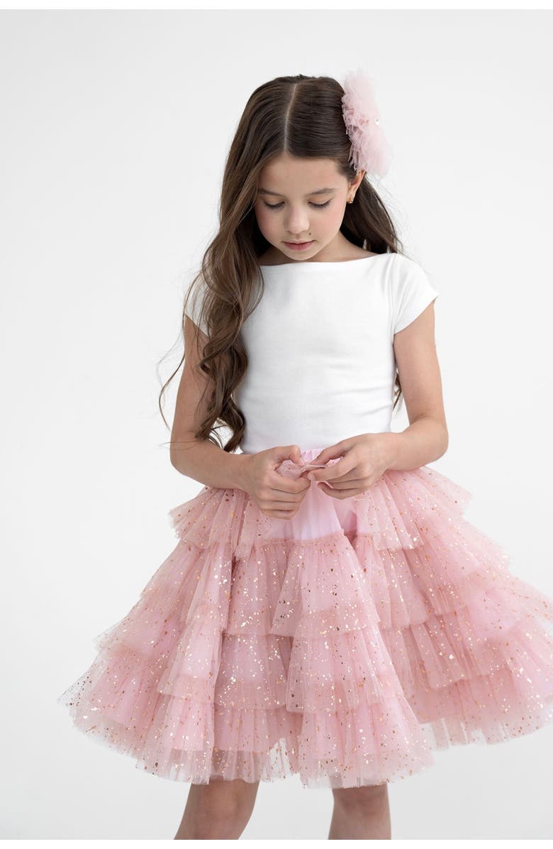Mini Celebrities Twirl Tutu Skirt, Alternate, color, Sparkle Pink