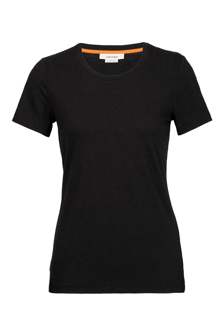 Central Merino Blend T-Shirt, Alternate, color, BLACK
