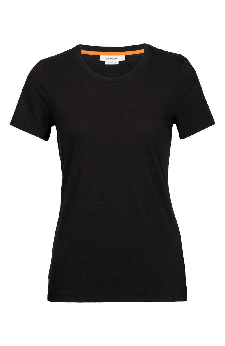 Icebreaker Central Merino Blend T-Shirt, Alternate, color, Black