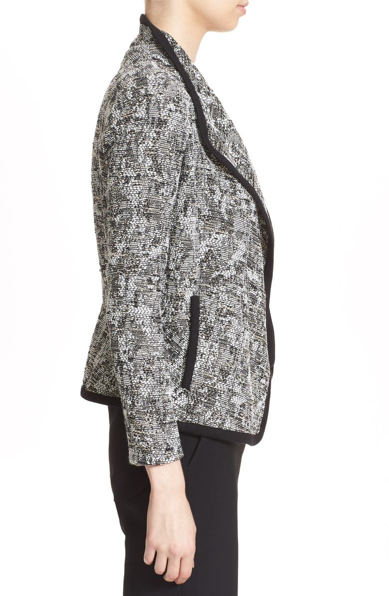 Vince Drape Front Bouclé Jacket, Alternate, color, 